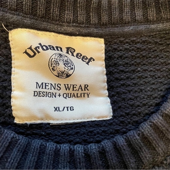 Urban Reef Men’s Ombré Blue 100% Cotton - Size XL - Crew Neck - Pullover - Picture 9 of 9